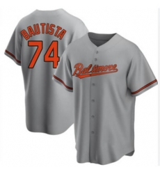 Men's Baltimore Orioles Felix Bautista #74  Gray Alternate Stitched Jersey