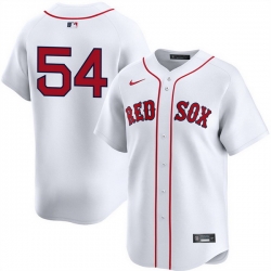 Men Boston Red Sox 54 Lucas Giolito White No Name 2024 Home Limited Stitched Baseball Jersey
