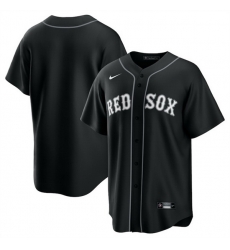 Men Boston Red Sox Blank Black Lights Out Limited Stitched Baseball Jersey