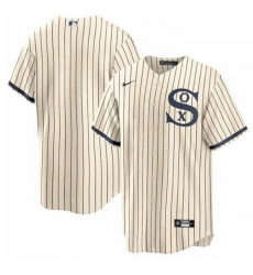 Men White Sox Blank Cream 2021 Field Of Dreams Cool Base Jersey