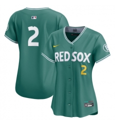 Women Boston Red Sox 2 Alex Bregman Green 2025 City Connect Limited Stitched Baseball Jersey