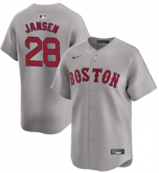 Youth Boston Red Sox 28 Danny Jansen Grey 2024 Away Limited Stitched Baseball Jersey