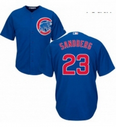 Youth Majestic Chicago Cubs 23 Ryne Sandberg Authentic Royal Blue Alternate Cool Base MLB Jersey