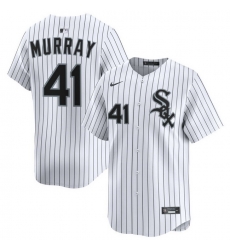 Men Chicago White Sox Nike Home Limited Jersey White Murray Tanner 41 Men Chicago White Sox Nike Home Limited Jersey White Murray Tanner 41