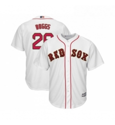 Youth Boston Red Sox 26 Wade Boggs Authentic White 2019 Gold Program Cool Base Baseball Jersey