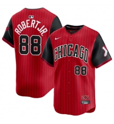 Youth Chicago White Sox 88 Luis Robert Jr  Red Black 2025 City Connect Limited Stitched Baseball Jersey