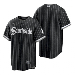 Youth Chicago White Sox Blank 2021 City Connect Black Southside Jersey