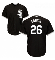 Youth Majestic Chicago White Sox 26 Avisail Garcia Authentic Black Alternate Home Cool Base MLB Jersey