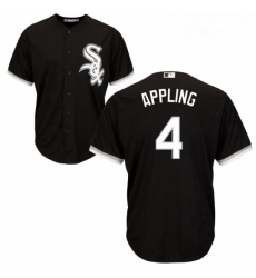 Youth Majestic Chicago White Sox 4 Luke Appling Replica Black Alternate Home Cool Base MLB Jersey