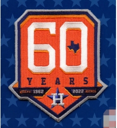 2022 Houston Astros 60th Anniversary Jersey Sleeve Patch Biaog 2022 Houston Astros 60th Anniversary Jersey Sleeve Patch Biaog
