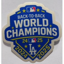 Dodgers Blue Back To Back World Champions Patch Biaog