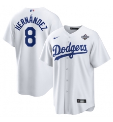 Men Los Angeles Dodgers 8 Enrique Hernandez White 2025 World Series Home Cool Base Stitched Baseball Jersey Men Los Angeles Dodgers 8 Enrique Hernandez White 2025 World Series Home Cool Base Stitched Baseball Jersey