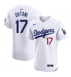 Youth Los Angeles Dodgers 17 Shohei Ohtani White Stitched Baseball Jersey