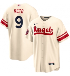 Men Los Angeles Angels 6 NETO ZACH 2024 Cream City Connect Cool Base Stitched Jerseys