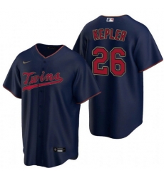 Men Minnesota Twins 26 Max Kepler Navy Cool Base Stitched Jerse