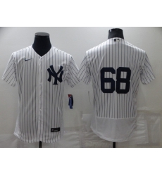 Men New York Yankees 68 Dellin Betances White Flex Base Stitched Jerse