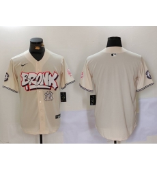 Men New York Yankees Blank The Bronx Graffiti V2 Vapor Limited Stitched Baseball Jersey 3 417