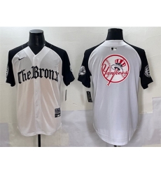 Men New York Yankees Team Big Logo White Black  27Gothic Legacy Edition 27 Vapor Premier Limited Stitched Baseball Jersey 004