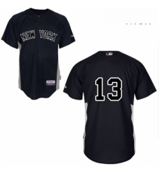 Mens Majestic New York Yankees 13 Alex Rodriguez Authentic Black MLB Jersey