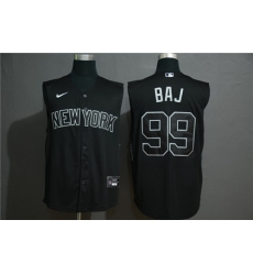 Yankees 99 Aaron Judge Black Nike Cool Base Sleeveless Jersey