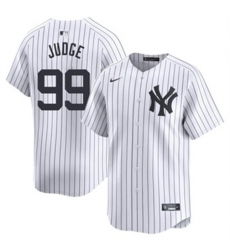 Youth Nike New York Yankees 99 Aaron Judge White Cool Base Home Stitched Baseball Jersey