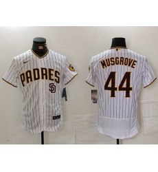 Men San Diego Padres 44 Joe Musgrove White 2024 Home Limited Stitched Baseball Jersey 1