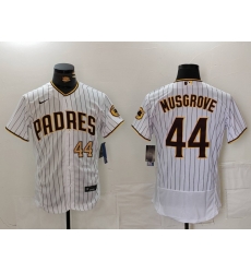 Men San Diego Padres 44 Joe Musgrove White 2024 Home Limited Stitched Baseball Jersey 3