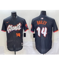 Men San Francisco Giants 14 Patrick Bailey Anthracite 2025 City Connect Limited Stitched Baseball Jersey Men San Francisco Giants 14 Patrick Bailey Anthracite 2025 City Connect Limited Stitched Baseball Jersey
