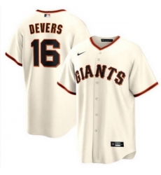 Men San Francisco Giants 16 Rafael Devers Ice Cream Cool Base Stitched Baseball Jersey