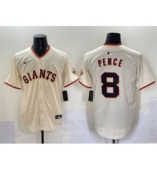 Men San Francisco Giants 8 Hunter Pence Cream Home Limited Stitched Baseball Jersey Men San Francisco Giants 8 Hunter Pence Cream Home Limited Stitched Baseball Jersey