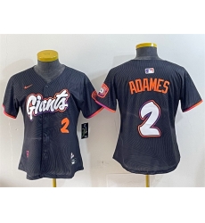 Women San Francisco Giants 2 Willy Adames Anthracite 2025 City Connect Limited Stitched Baseball Jersey Women San Francisco Giants 2 Willy Adames Anthracite 2025 City Connect Limited Stitched Baseball Jersey