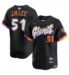 Youth San Francisco Giants 51 Jung Hoo Lee Anthracite 2025 City Connect Limited Stitched Baseball Jersey