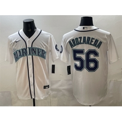 Men Seattle Mariners  56 Randy Arozarena White Cool Base Stitched Baseball Jersey