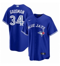 Men Toronto Blue Jays 34 Kevin Gausman Royal Cool Base Stitched Baseball Jersey Men Toronto Blue Jays 34 Kevin Gausman Royal Cool Base Stitched Baseball Jersey