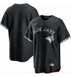 Men Toronto Blue Jays Blank Black Lights Out Limited Stitched Baseball Jersey Men Toronto Blue Jays Blank Black Lights Out Limited Stitched Baseball Jersey