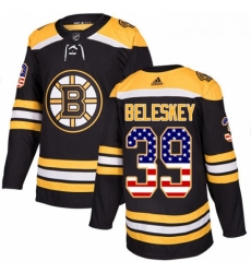 Youth Adidas Boston Bruins 39 Matt Beleskey Authentic Black USA Flag Fashion NHL Jersey 