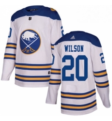 Mens Adidas Buffalo Sabres 20 Scott Wilson Authentic White 2018 Winter Classic NHL Jersey 