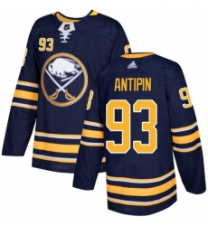 Mens Adidas Buffalo Sabres 93 Victor Antipin Authentic Navy Blue Home NHL Jersey 