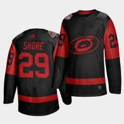 Carolina Hurricanes 29 Drew Shore Black Men 2021 Stadium Series Outdoor Game Jersey