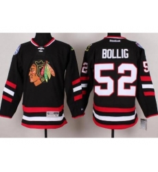 Chicago Blackhawks 52 Brandon Bollig Black 2014 Stadium Series NHL Jersey A PATCH