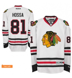 Mens Chicago Blackhawks #81 Marian Hossa Reebok Away Premier Jersey