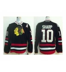 NHL Jerseys Chicago Blackhawks #10 Sharp black[2014 new stadium][patch A]