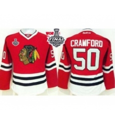 women nhl jerseys chicago blackhawks #50 crawford red[2015 stanley cup]