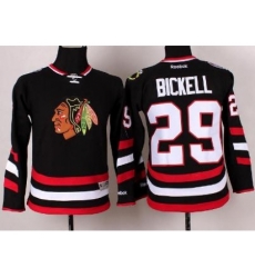 Youth Chicago Blackhawks 29 Bryan Bickell Black 2014 Stadium Series Jersey