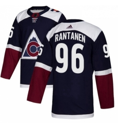 Youth Adidas Colorado Avalanche 96 Mikko Rantanen Authentic Navy Blue Alternate NHL Jersey 