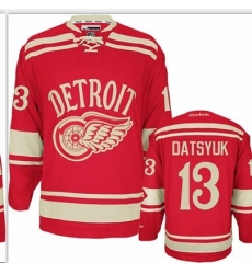 Detroit Red Wings 13 Datsyuk Red Color Jerseys[2014 winter classic]