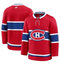 Men Montreal Canadiens Blank Red 2024 25 Home Stitched Hockey Jersey