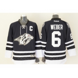 NHL Nashville Predators #6 Shea Weber Dark blue jerseys