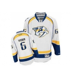 Nashville Predators 6 Shea Weber White NHL Jerseys