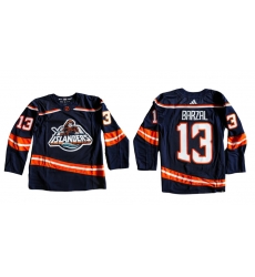 Men New York Islanders Matthew Barzal #13 Reverse Navy Retro Jersey
